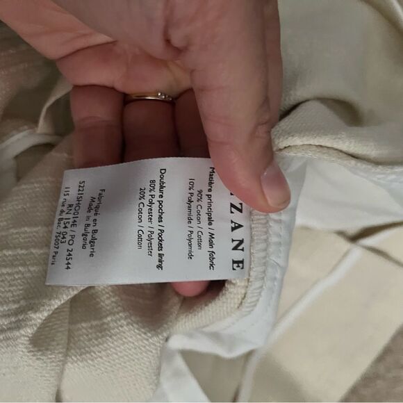 Sezane high waisted belted Shorts size 44 - Picture 4 of 5